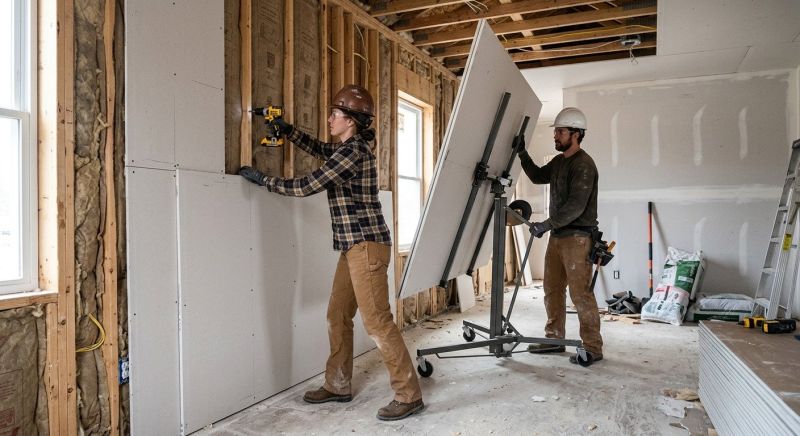 House Drywall Installation in Overland Park, KS